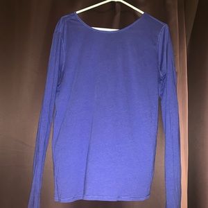 Lululemon Long-Sleeve with Cut Out Back